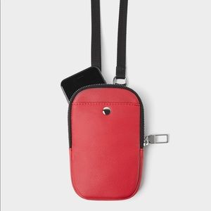 Cellphone stylish Bag Red with Black Belt